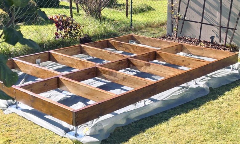 timber frame extension foundations